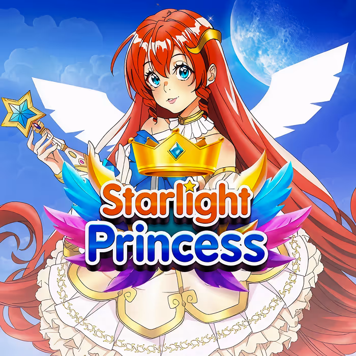 Starlight Princess Slot-Spiel mit Anime-Prinzessin-Charakter, Multiplikator-Potenzial und taumelnden Walzen
